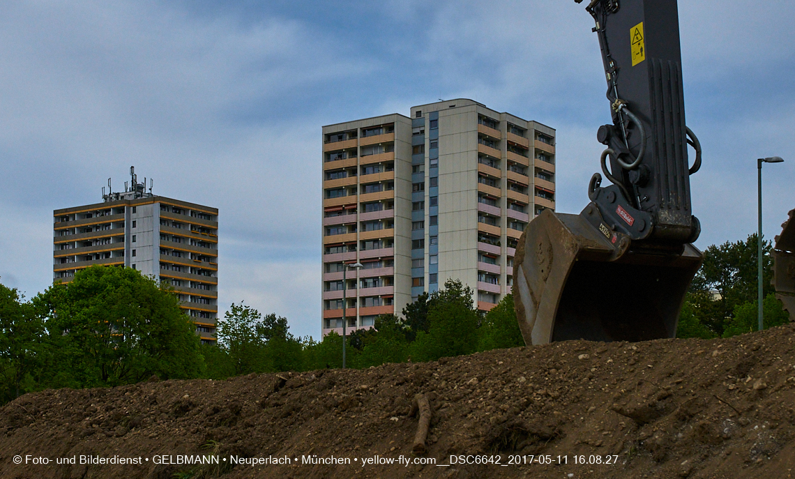 11. Mai 2017 - Grundsteinlegung für die LOGE und dem Kulturquadrat in Neuperlach